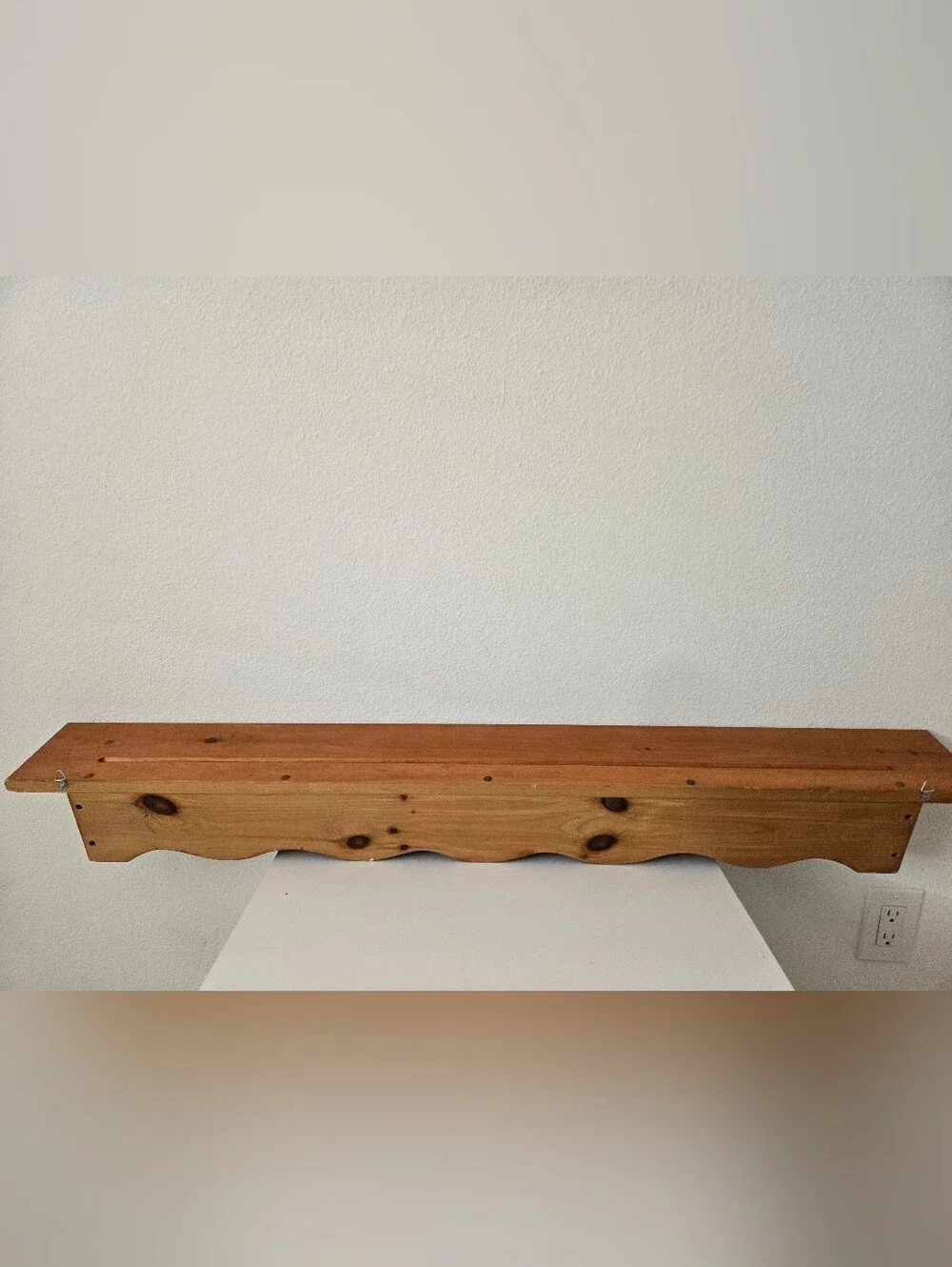 wooden wall shelf